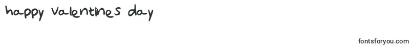 Czcionka Aylaskinny – czcionki Walentynki